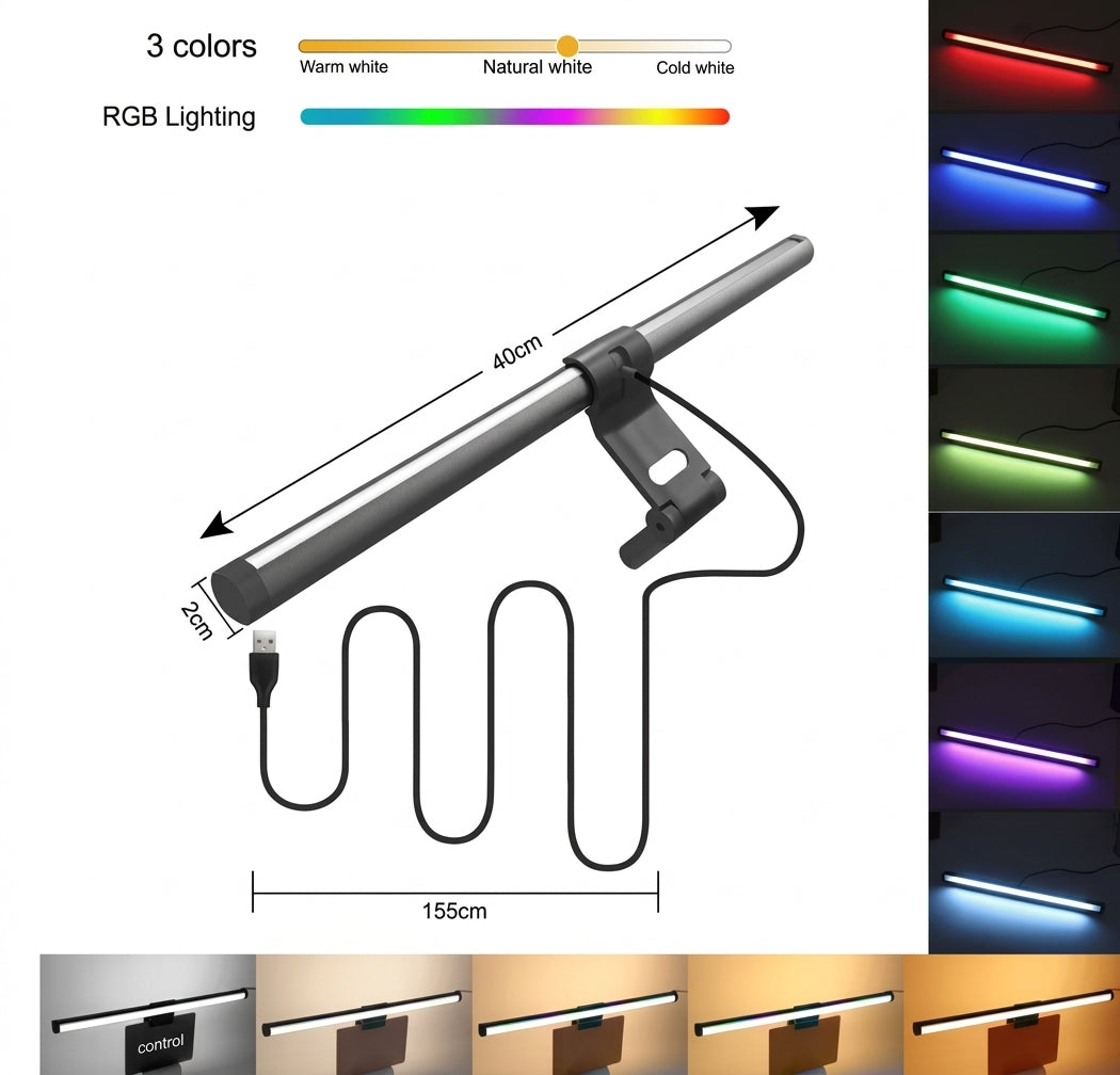 Barra de Luz LED para Monitor (Screenbar)